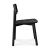 Zijkant Oak Casale Black Dining Chair 50673 Ethnicraft