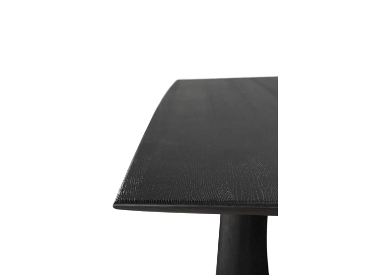 Bladrand Oak Geometric Black Dining Table 53058 Ethnicraft