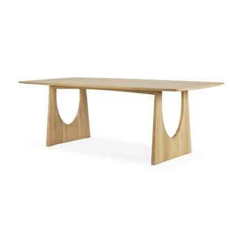 Tafel Oak Geometric Dining Table 53057 Ethnicraft