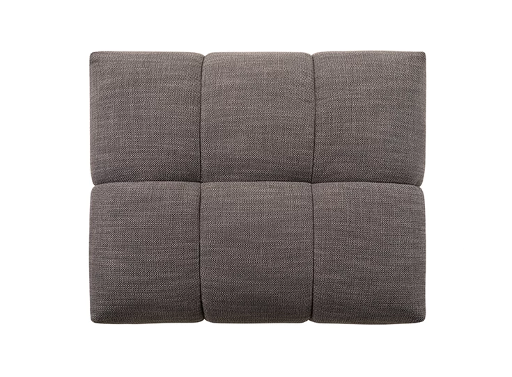 Bovenkant Poef Gianni stof Designwerk