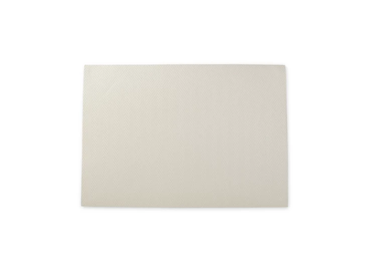 Tabletop placemat- 43x30cm- vissengraat- wit