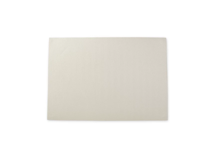 Tabletop placemat- 43x30cm- vissengraat- wit