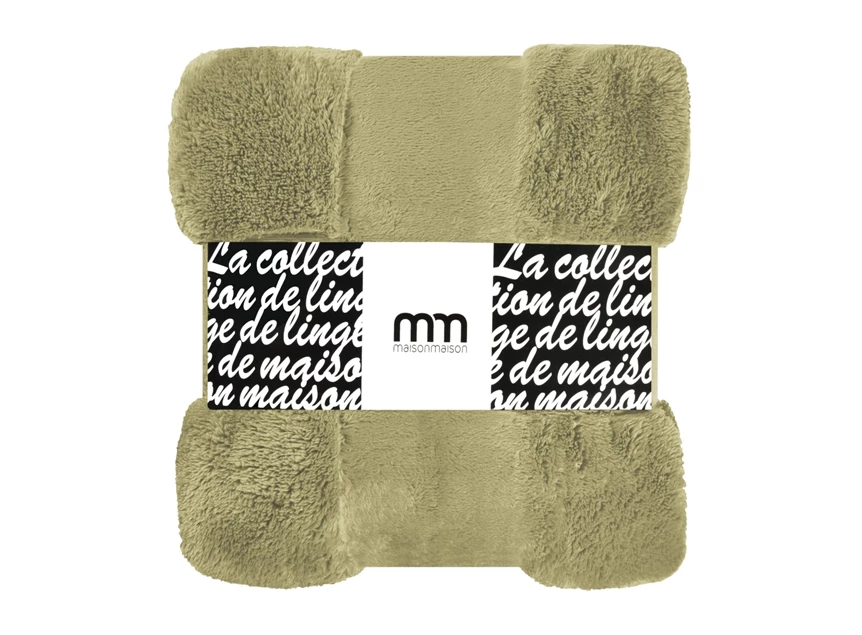 9.01259 enjoy & company plaid teddy bear 200x150cm lichtgroen