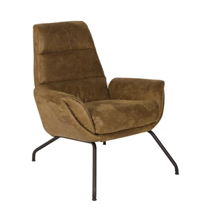 voorkant relax fauteuil 3494 moss groen microleder