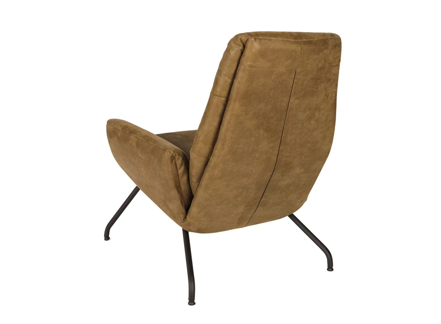 achterkant relax fauteuil 3494 moss groen microleder hjord knudsen