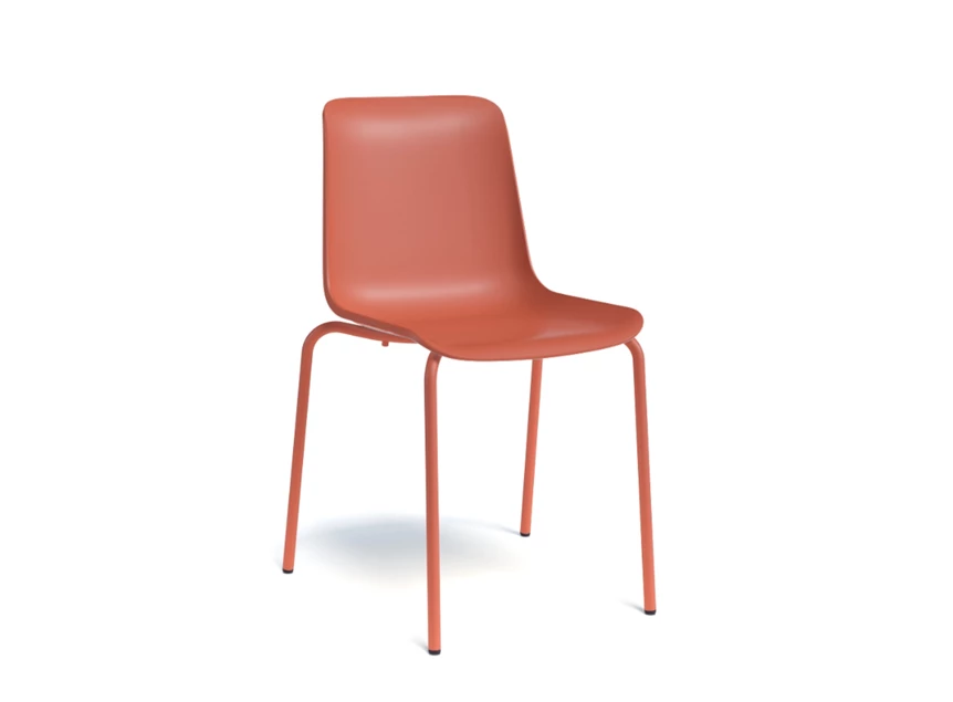 Stoel Paris oranje rood