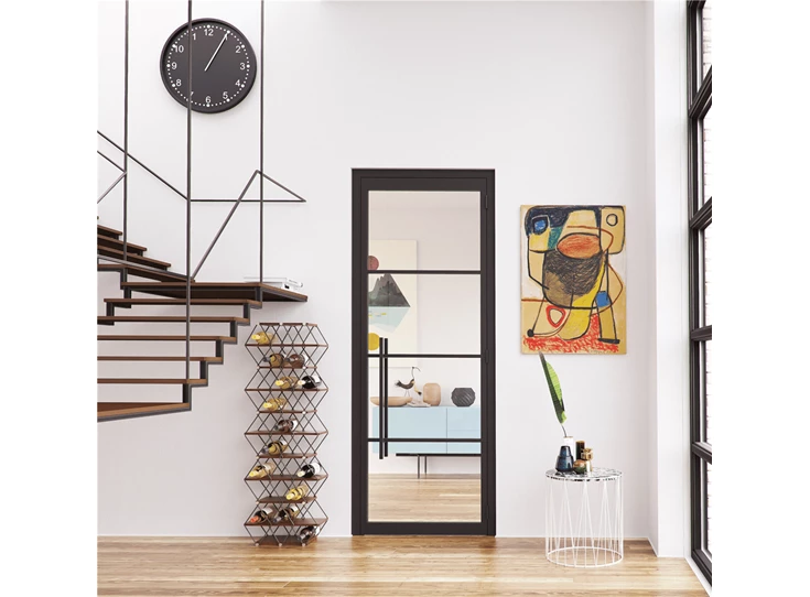 Enkele deur in kozijn