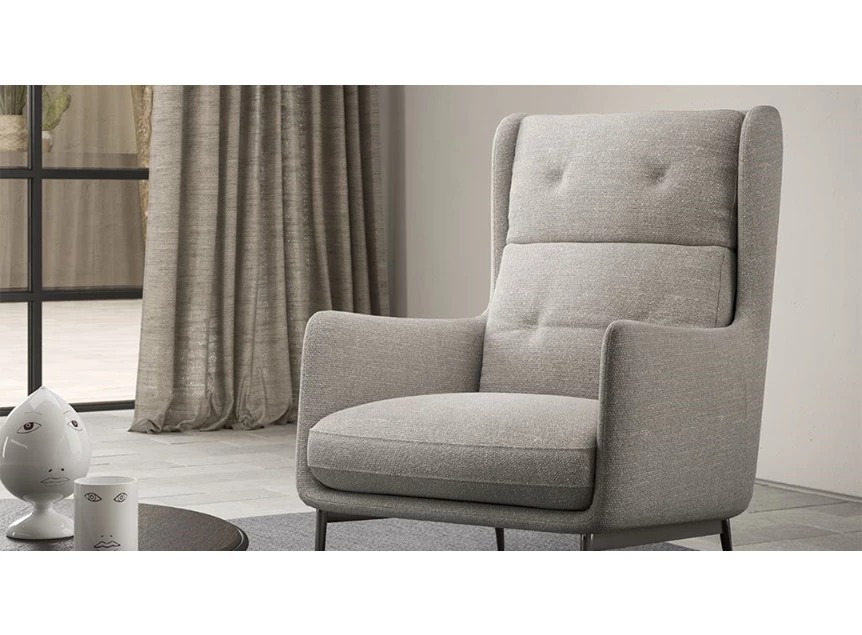 Detail sfeerbeeld Bijzetzetel Aftereight 3033 Natuzzi Italia zetel