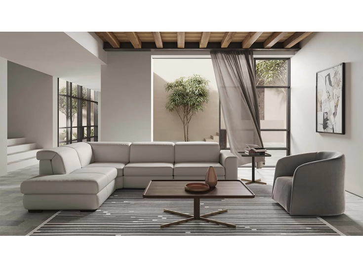 Sfeerfoto Hoeksalon Diesis 2828 Natuzzi Italia