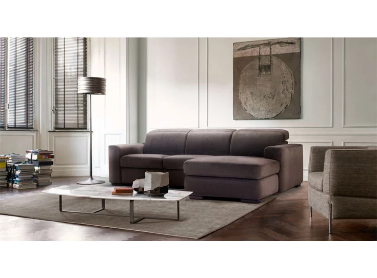 Sfeerfoto Salon Diesis 2828 182 049 bruin Natuzzi Italia