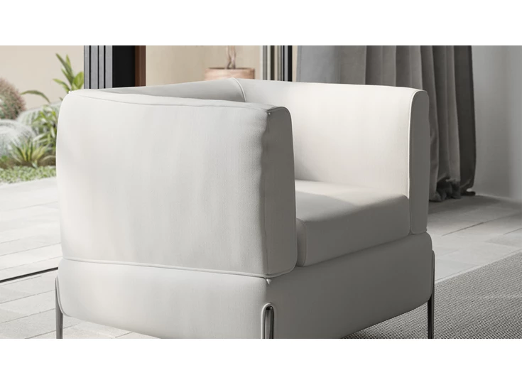 Detail sfeerbeeld Bijzetzetel Anteprima 2705 Natuzzi Italia