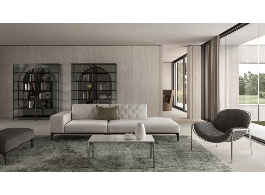 Sfeerbeeld woonkamer Bijzetzetel Lave 3098 Natuzzi Italia