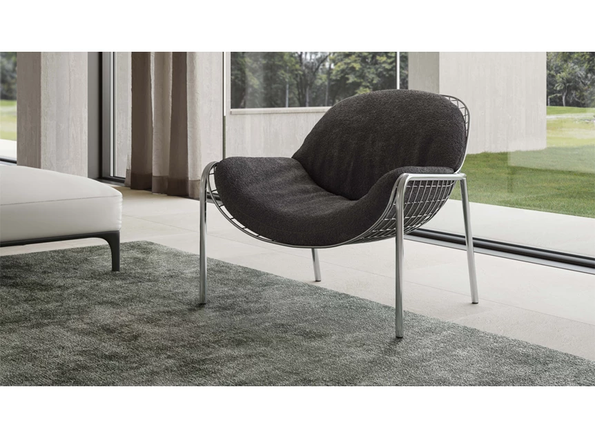 sfeerbeeld zoom Bijzetzetel Lave 3098 Natuzzi Italia