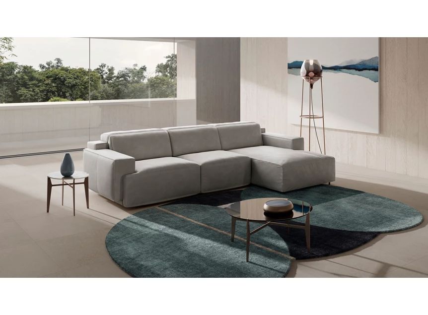 Sfeerfoto Salontafel Ido T157M53 Black Chrome Natuzzi Italia