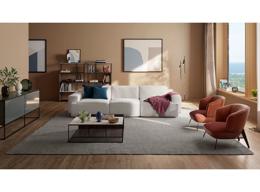 Sfeerfoto Salon Iago 2954 350 338 352 Natuzzi Italia