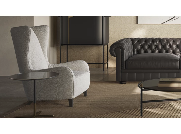 Sfeerfoto Bijzetzetel Marlene R654 Natuzzi Italia