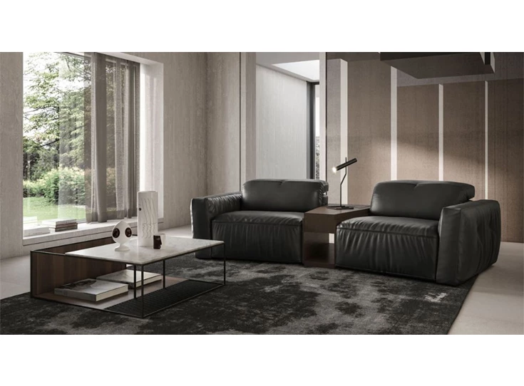Sfeerfoto Tapijt Affresco R849LGX Grey Natuzzi Italia