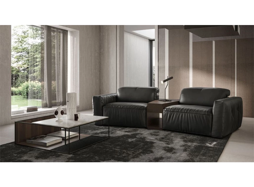 Sfeerfoto Tapijt Affresco R849LGX Grey Natuzzi Italia