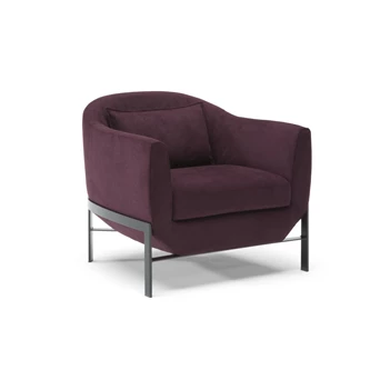 Bijzetzetel Poli zijkant fauteuil c196 natuzzi editions