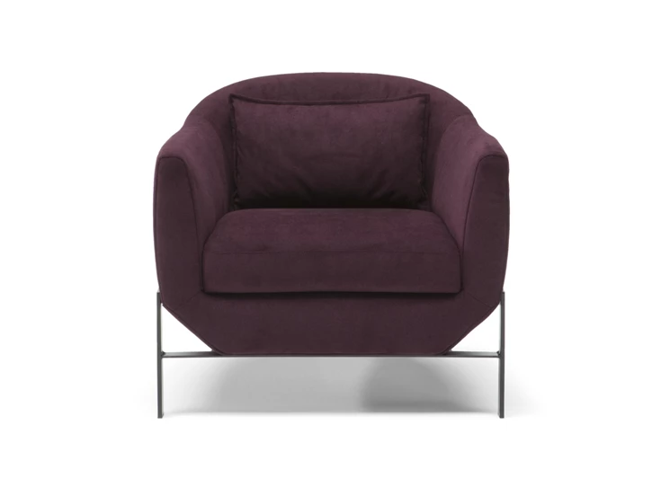 Bijzetzetel Poli fauteuil c196 natuzzi editions voorkant