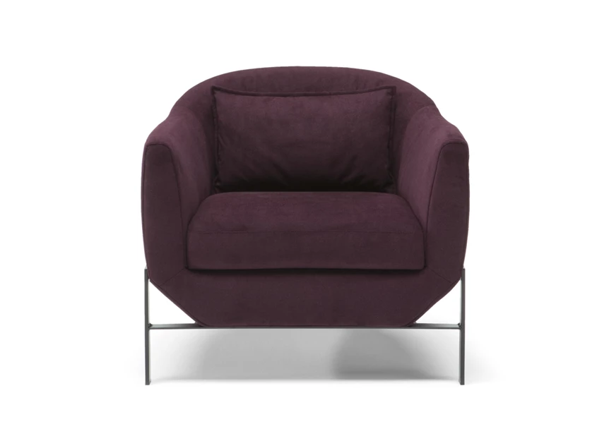 Bijzetzetel Poli fauteuil c196 natuzzi editions voorkant
