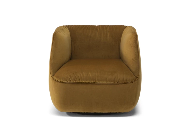 bijzetzetel Wally C195 natuzzi editions stof voorkant