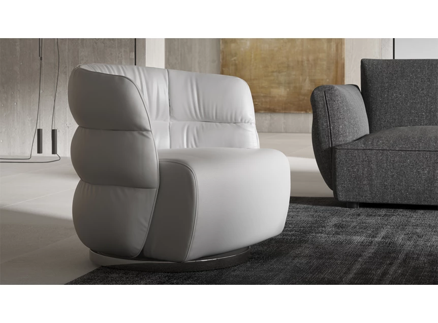 Inzoom Bijzetzetel Couture 3102 066 Natuzzi Italia
