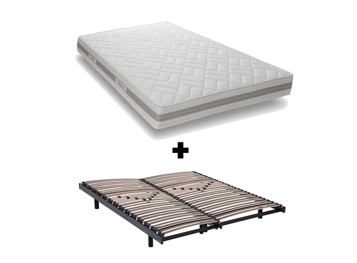 SET Dormo matras + Primo lattenbodem - 160x200cm
