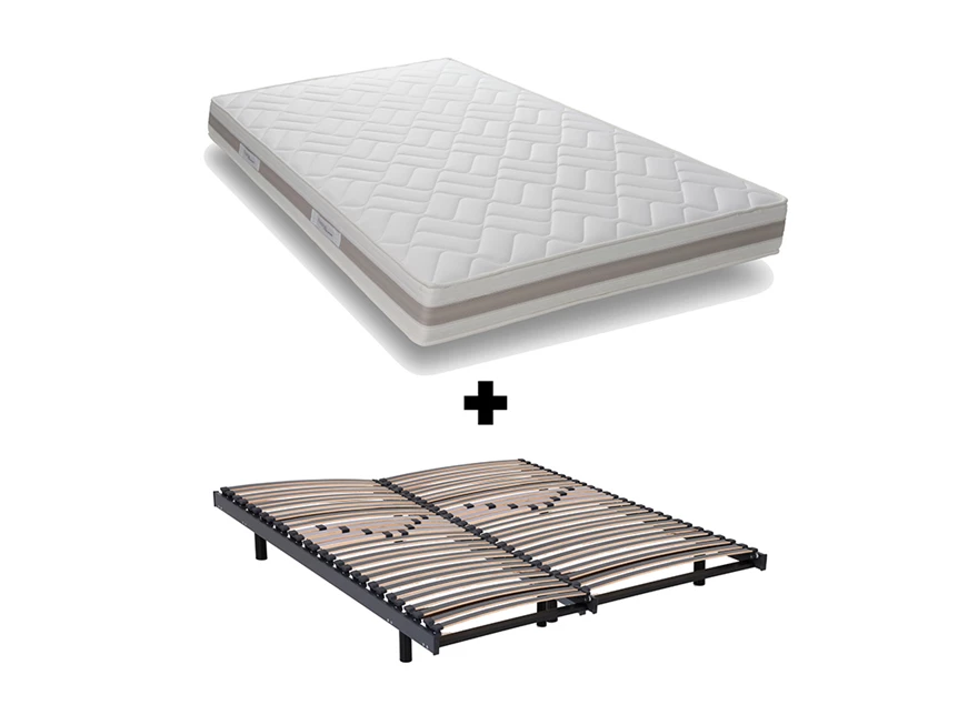 SET Dormo matras + Primo lattenbodem - 180x200cm