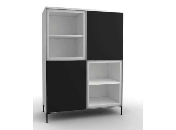 napoli berkast zwart wit