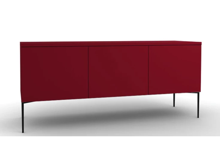 Napoli bergkast hoog frame rood