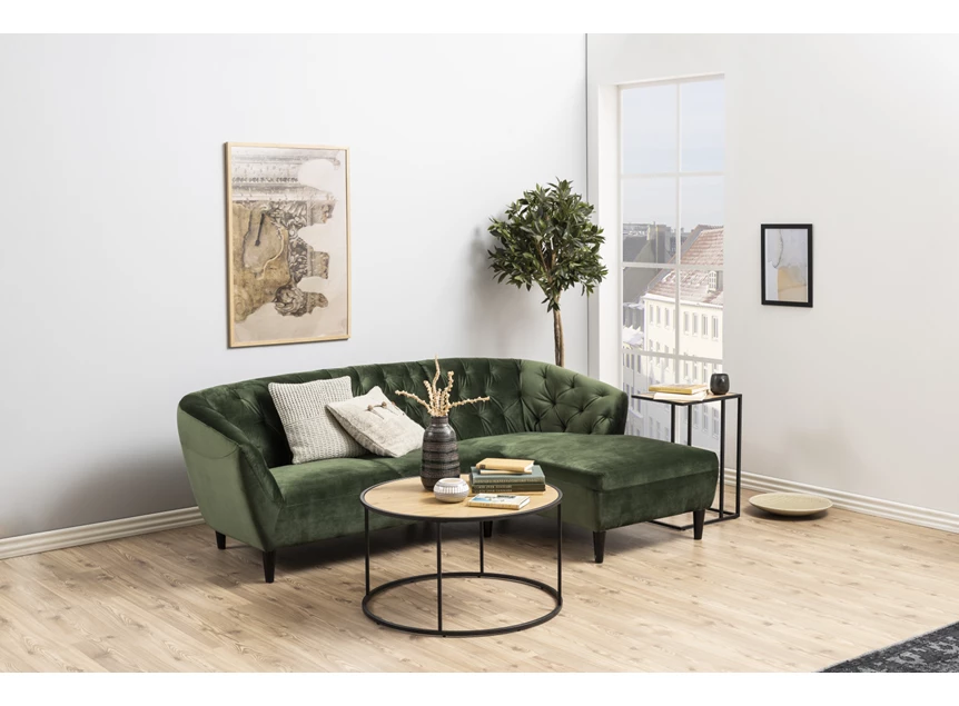 79386 seaford laptoptafel zwart metaal hout sfeerbeeld