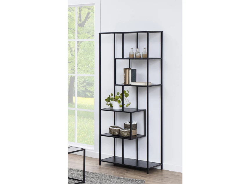 90198 seaford rek assymetrisch zwart sfeerbeeld