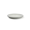 683006 plat bord 26cm groen freckles zijkant