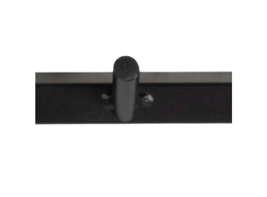 94349 seaford kapstok voor jassen met plank zwart wilde eik detail