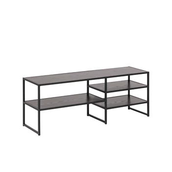 84628 seaford televisiemeubel asymmetrisch zwart schuin vooraanzicht