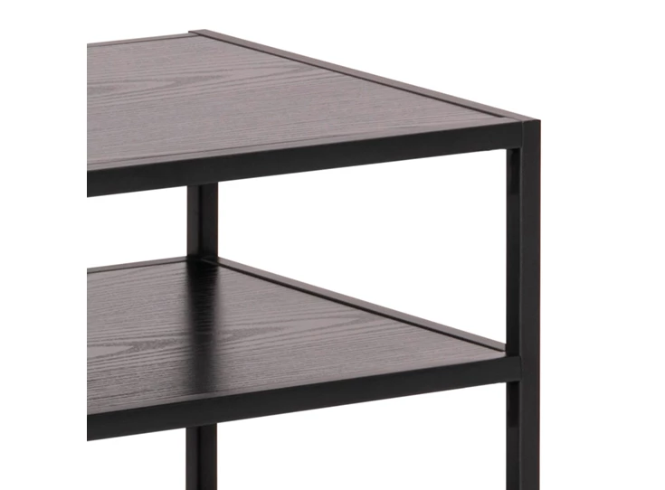 84628 seaford televisiemeubel asymmetrisch zwart detail