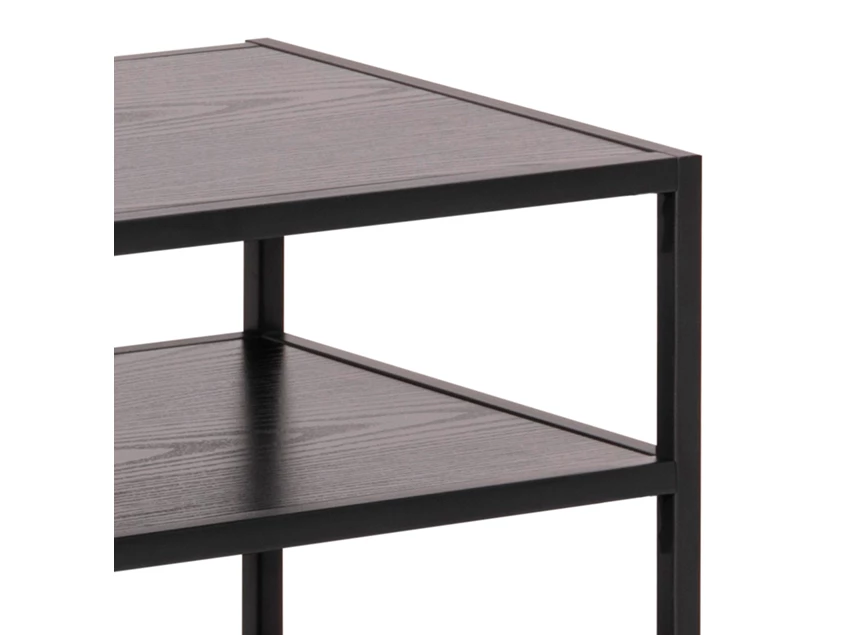 84628 seaford televisiemeubel asymmetrisch zwart detail