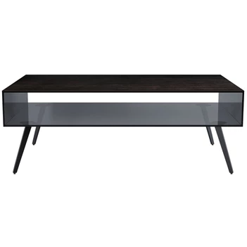 Salontafel Barcelona keramiek combi fume glas