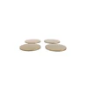 824361 Glasonderzetter goud Cheers set/4 S&P salt and pepper zijkant