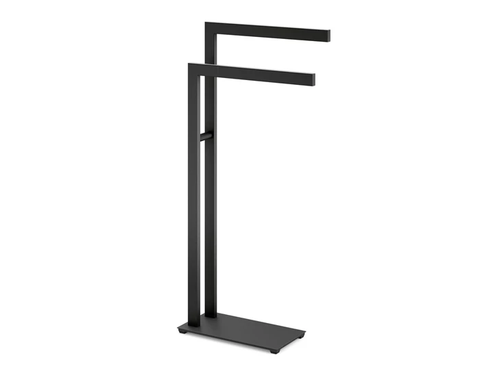 40593 Zack Line Handdoekhouder Black zwart