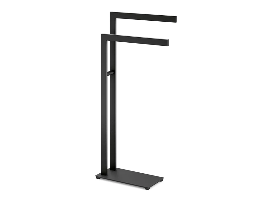 40593 Zack Line Handdoekhouder Black zwart