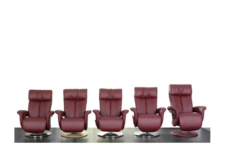 Easy Swing 8039 himolla relaxfauteuil leder stof accu relaxzetel duits design