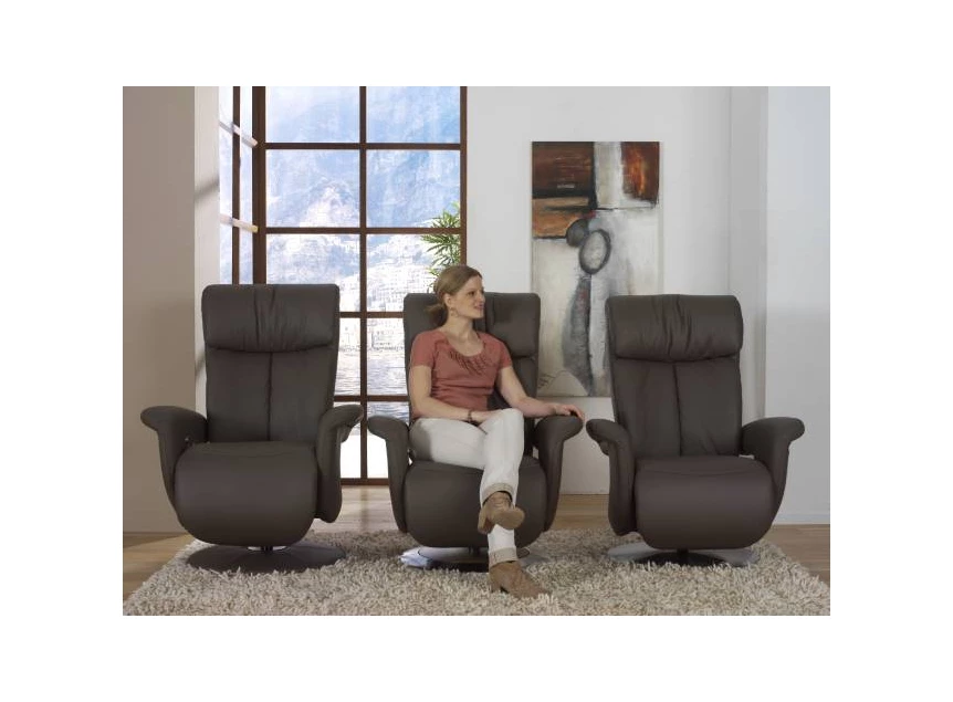 Easy Swing 8039 relaxfauteuil leder stof accu relaxzetel duits design himolla