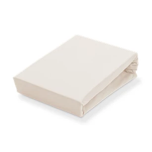 SL001 086 Vandyck hoeslaken Jersey fitted sheet 90x200cm Natural