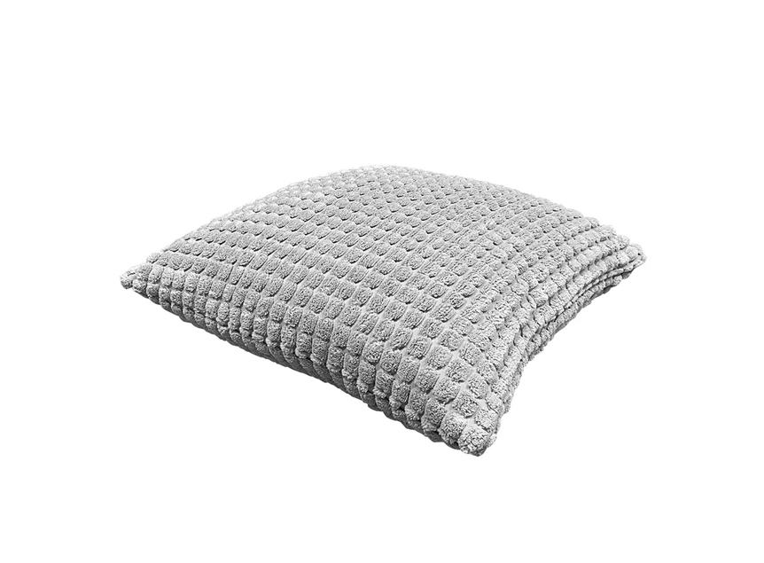 K01520 Enjoy & Company Sierkussen Pineapple 50x50cm Lichtgrijs schuin