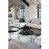 Longchair Salon Zico grote hoeksalon stof Passe Partout