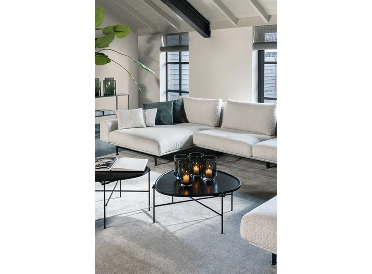 Longchair Salon Zico grote hoeksalon stof Passe Partout