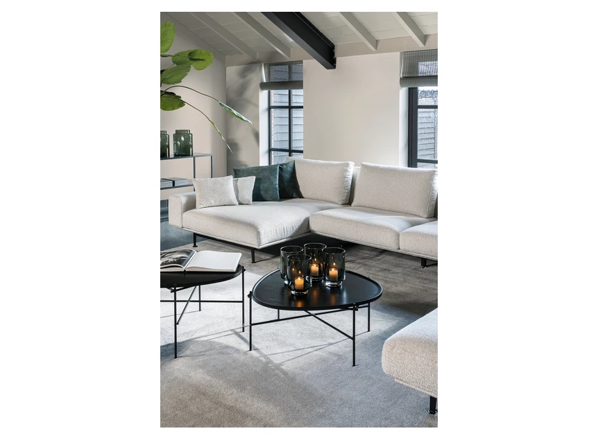 Longchair Salon Zico grote hoeksalon stof Passe Partout