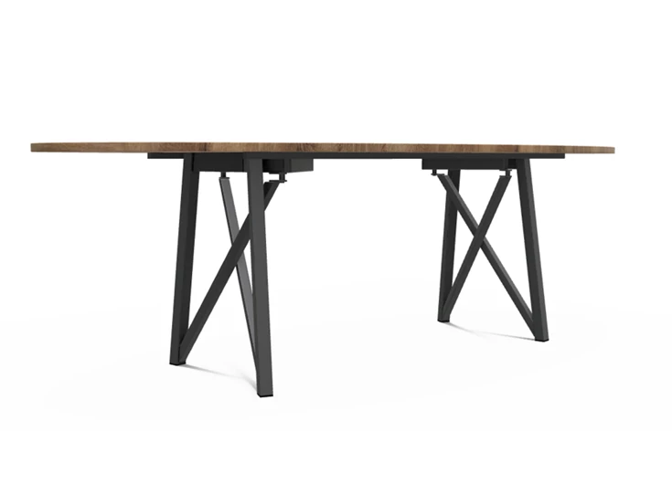 Eettafel Wacko 3.0 Halifax Epoxy HT75cm Perfecta Legs